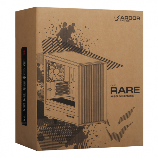 ultra 5 225F,  16GB DDR-5, SSD 512GB  PCIe 3.0 x4, Intel H810, RTX 5060 8GB, ARDOR GAMING Rare MS5, 600 Вт, Без ОС